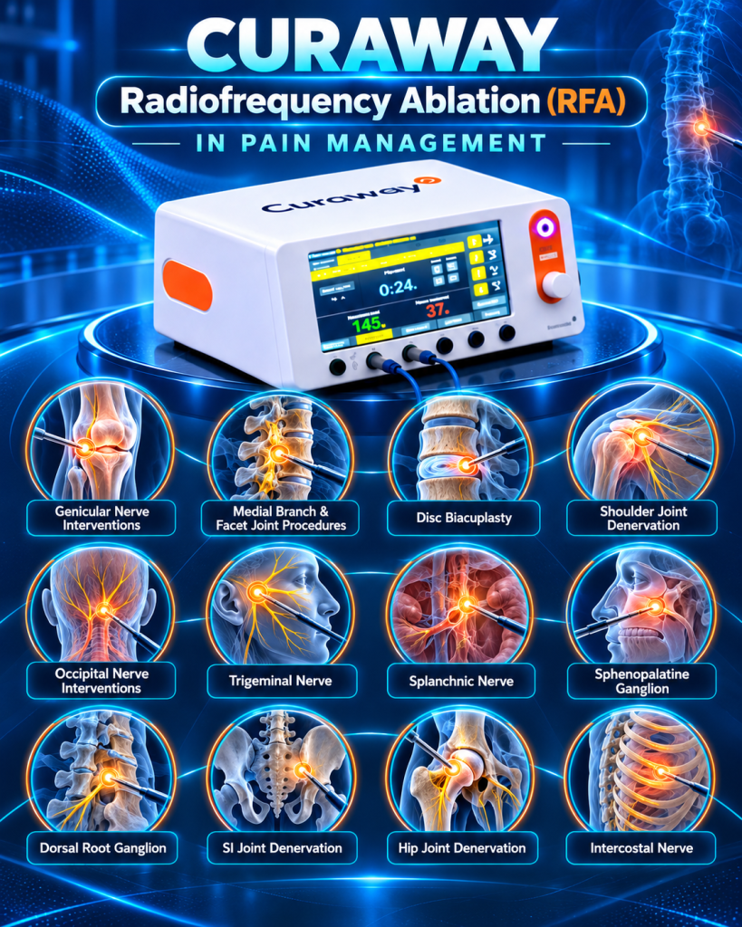 Curaway Radiofrequency Ablation (RFA) in Pain Management